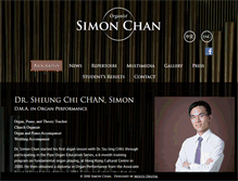 Tablet Screenshot of organistsimon.com